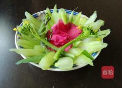 鲜花时蔬紫菜苔的做法图解10