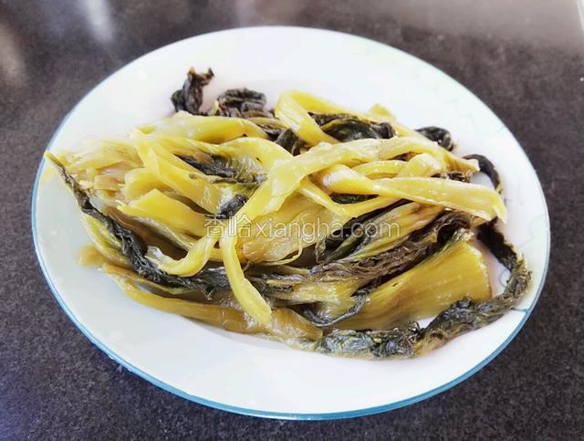 酸菜提前浸泡一下洗净