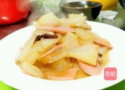 极品冬瓜烧香肠片的做法图解10