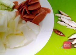 极品冬瓜烧香肠片的做法图解3