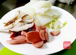 极品冬瓜烧香肠片的做法图解4
