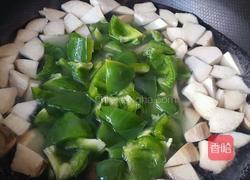 杏鲍菇炒彩椒的做法图解3