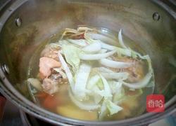 白菜鸡汤的做法图解3