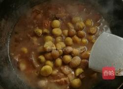 板栗红烧肉的做法图解6