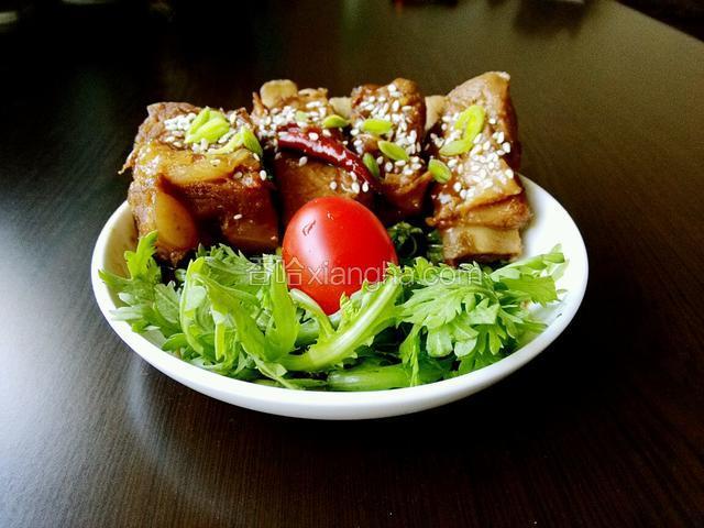 圣诞版红烧排骨成品图感谢观赏！！
