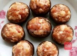 香菇酿肉的做法图解4
