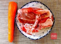 红萝卜炖羊肉的做法图解1