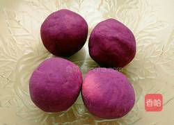 紫薯豆沙饼的做法图解6