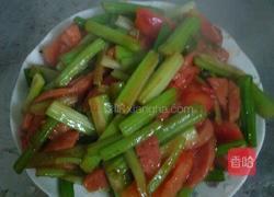 芹菜炒香肠的做法图解3