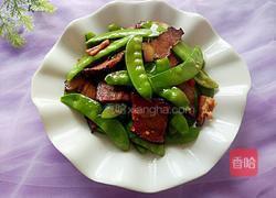 荷兰豆炒腊肉的做法图解11