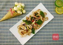 青椒炒章鱼的做法图解9