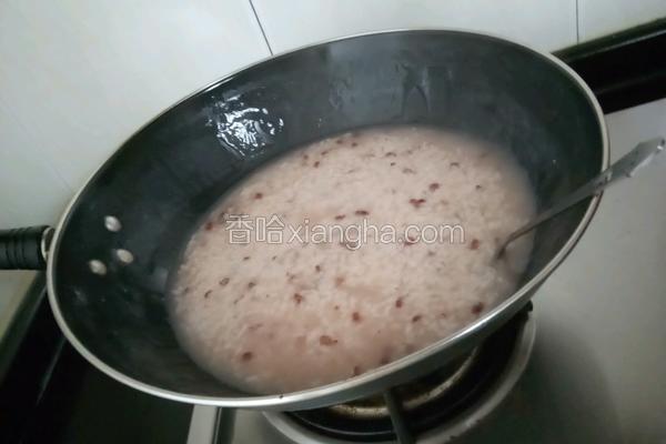 红豆味粥