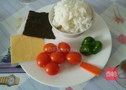 ＃圣诞节＃开心小青蛙饭团的做法图解1