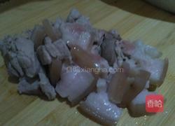 白菜蒸五花肉的做法图解3