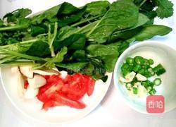 青菜乌冬面的做法图解1