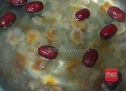 雪燕桃胶皂角米羹的做法图解3