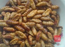 炒蚕蛹的做法图解1