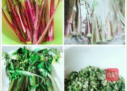 红菜苔大肉水饺的做法图解1