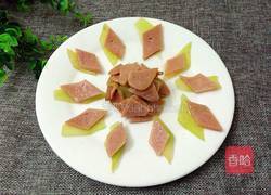 莴苣炒火腿的做法图解8