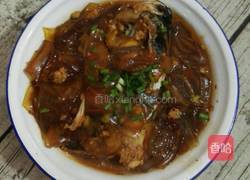 鱼头炖粉皮的做法图解8