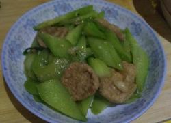 鱼腐炒青瓜