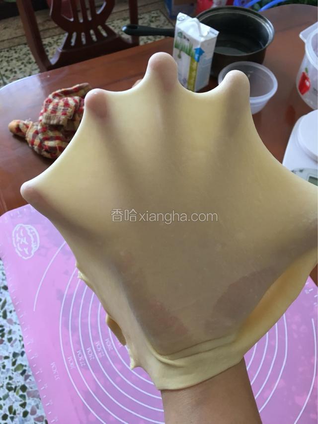 成功出膜，是不是很透明呢。