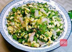 韭菜鸡蛋虾仁饺子馅的做法图解9