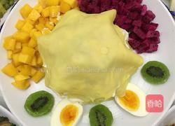 芒果火龙果双拼千层的做法图解4