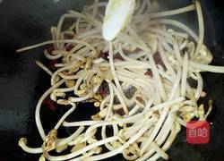 炝炒花生芽的做法图解6