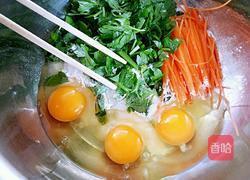 芹菜胡萝卜软饼(家常版)的做法图解4