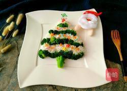 西兰花白米圣诞树的做法图解14