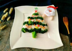 西兰花白米圣诞树