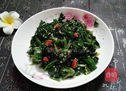 芝麻菠菜的做法图解12