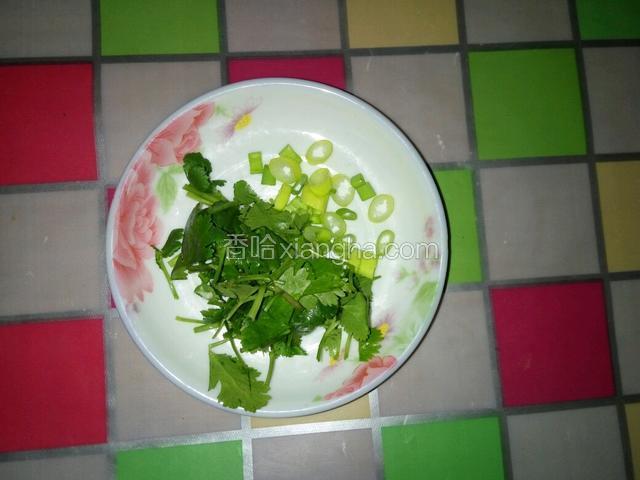 切葱 香菜