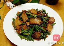 蒜苔回锅肉的做法图解12