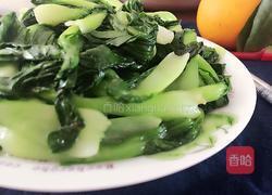 猪油炒青菜的做法图解5