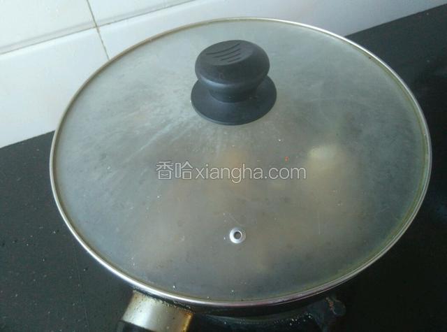 盖上锅盖大火烧开，转中火继续煮8分钟左右。