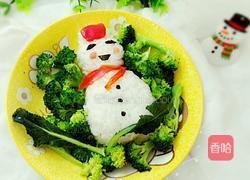 雪人饭团的做法图解9