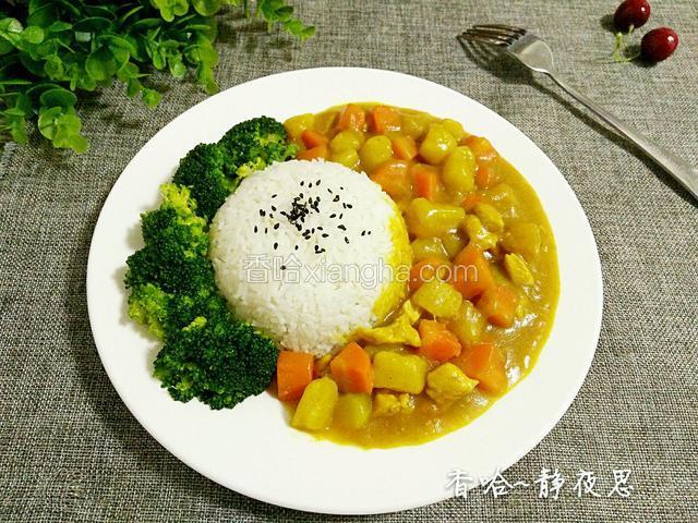 鸡肉咖喱饭