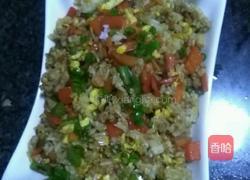 三色鸡蛋炒饭的做法图解13