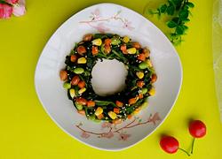 爽口的圣诞花环