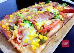 蔬菜培根披萨的做法图解20