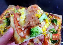 蔬菜培根披萨的做法图解22