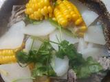 萝卜玉米排骨汤的做法[图]