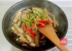 腐竹烧香菇的做法图解9
