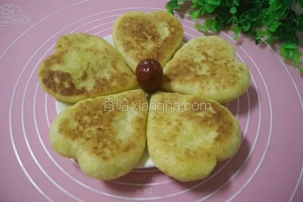 小米面牛奶发面饼