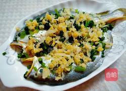 冬菜蒸黄鱼的做法图解3