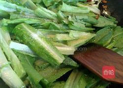蒜香油麦菜的做法图解5