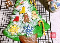 圣诞树面包的做法图解12
