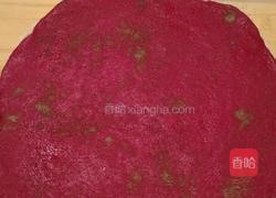 双色亚麻籽粉花卷的做法图解9